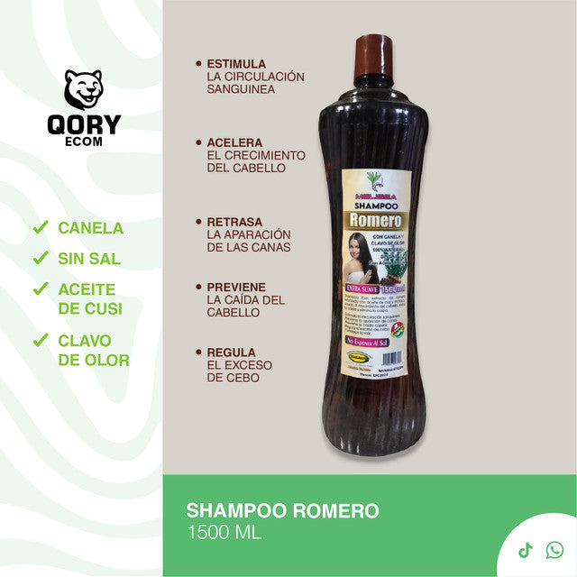 SHAMPOO ROMERO canela y clavo